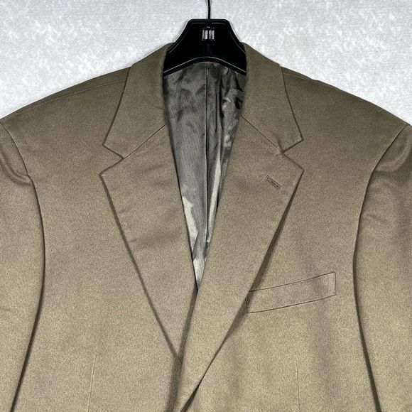 Andrew Fezza Blazer Mens Size 44R Brown Sport Coat Two Button Blazer Jacket - Picture 2 of 13